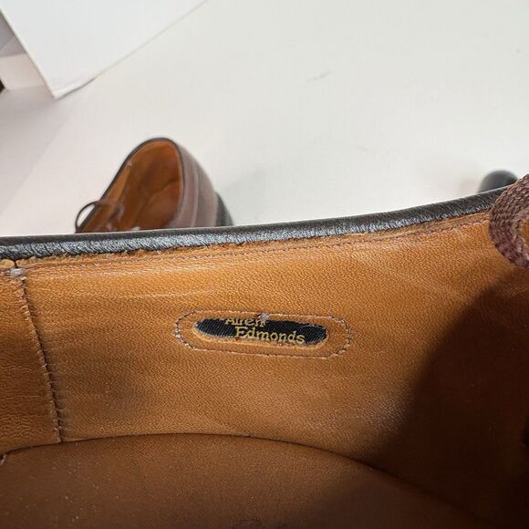 Allen Edmonds Mapleton Brown Leather Bicycle Toe Derby Dress Shoes Mens Sz 9.5 D main image 8